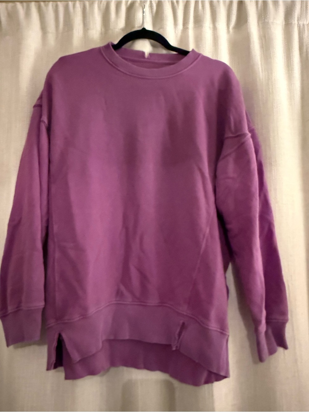aerie Purple Crewneck Sweatshirt